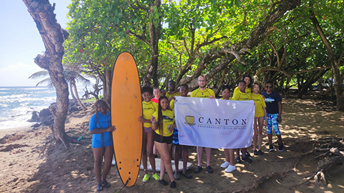Group photo in the Dominican Republic