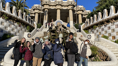 Group photo in Barcelona