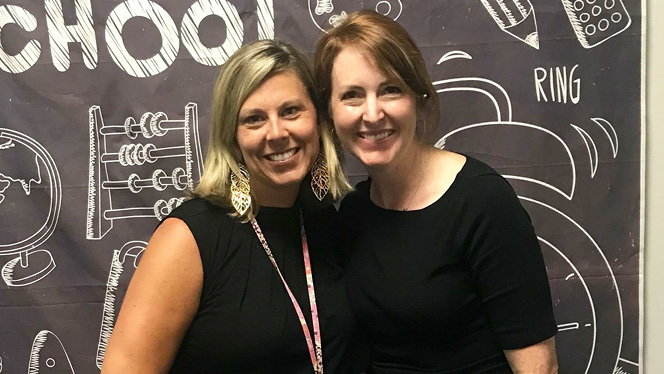 Y5-8 School in Holland: Eagle Crest teacher, Deb Neitzel, celebrates 28 years.