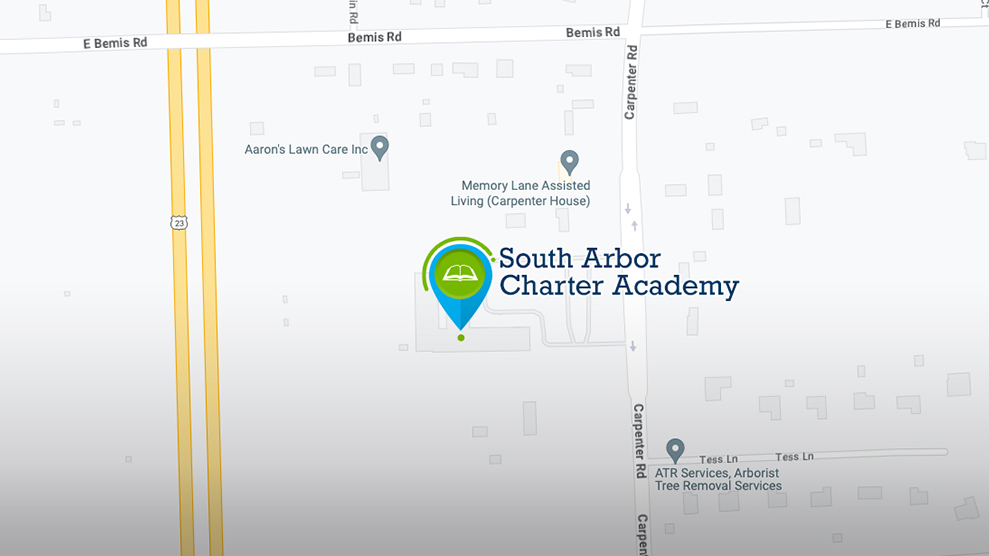 Map of South Arbor Charter Academy