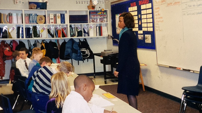K-8 School in Greensboro: Greensboro Academy third grade teacher celebrates 26 years with NHA.
