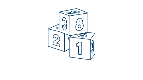 Math blocks illustration