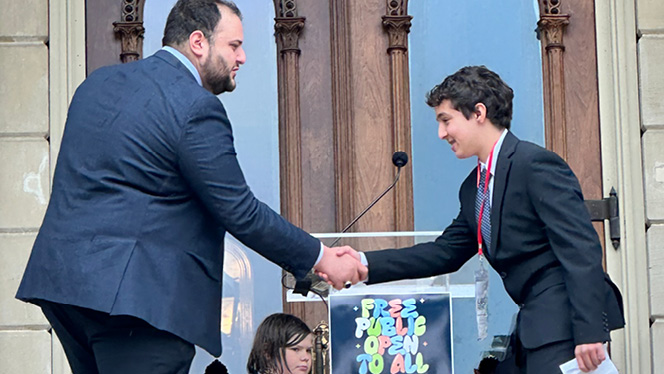K-8 School in Canton: Canton Charter Academy scholars attend Charter Day at the State Capitol.