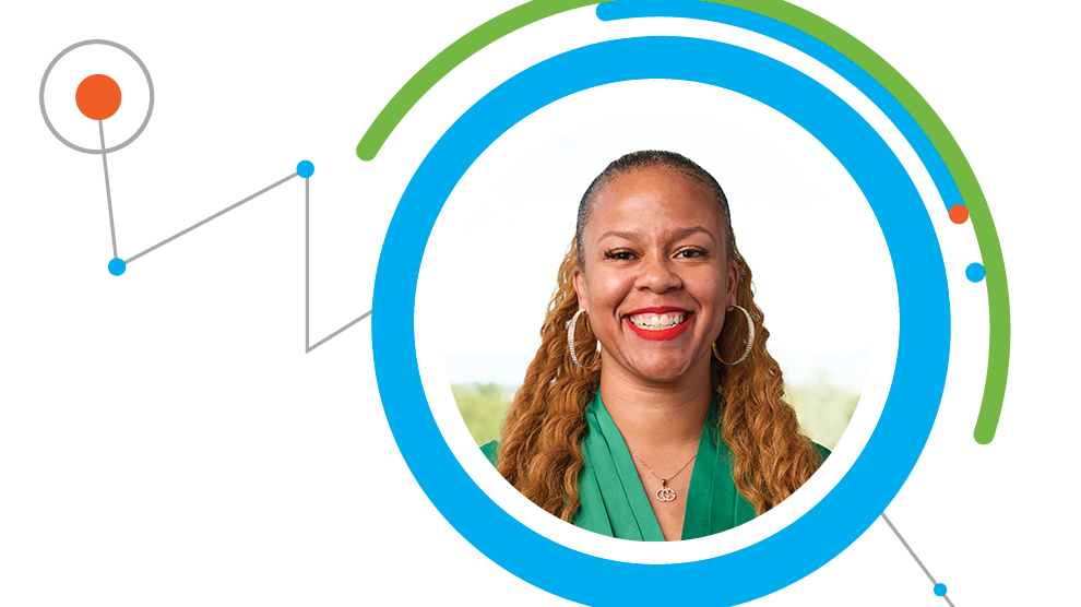 RaNae Robinson, principal of Aspire Charter Academy in Gary, Indiana