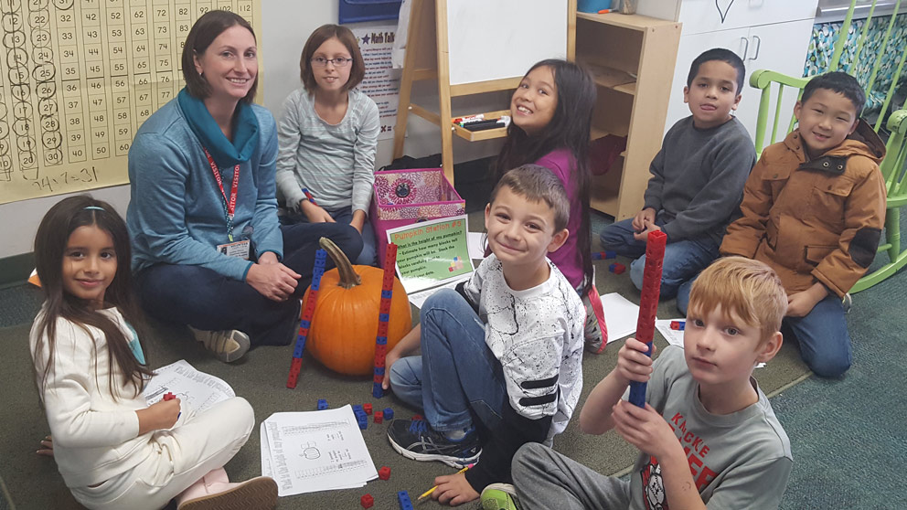 Student reading a book