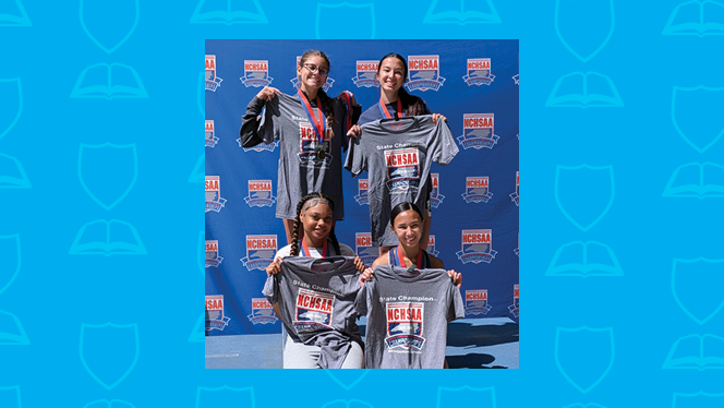 K-12 School in High Point: Phoenix Academy's track team wins five events at state finals.