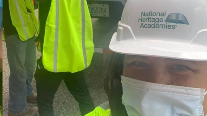 Charter School in Grand Rapids: Angela Wilbur celebrates 24 years with NHA.