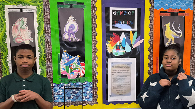 K-8 School in Ypsilanti: East Arbor staff launched an innovative initiative, The Game of Houses.