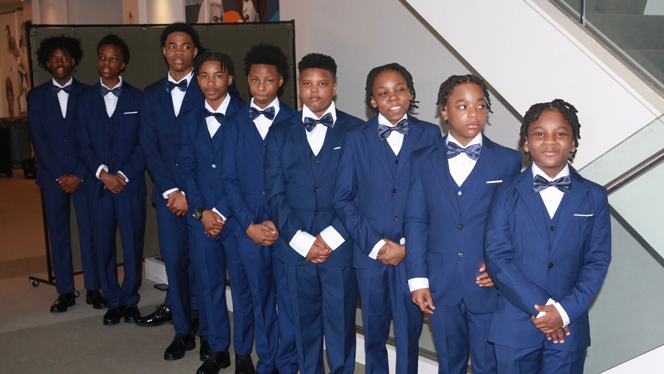 K-8 School in E. Cleveland: Apex middle schoolers participated in the school's first-ever Legacy Ball.