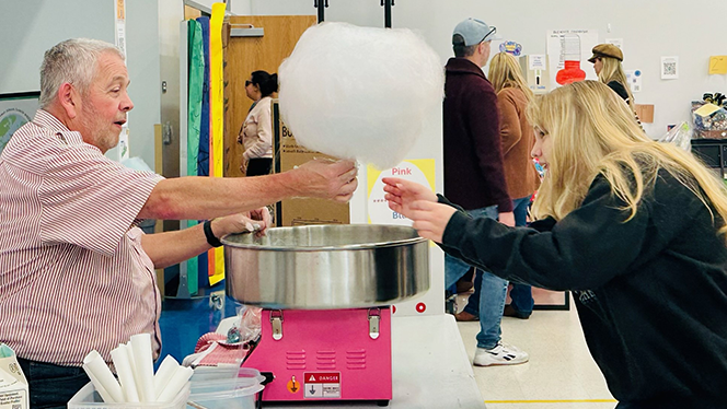 K-8 School in Apex: Peak Charter Academy families participate in annual Fall Fest.