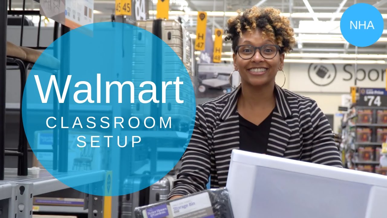 Teacher's Lounge Video - Walmart Classroom Setup