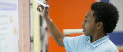 Student learning in classroom