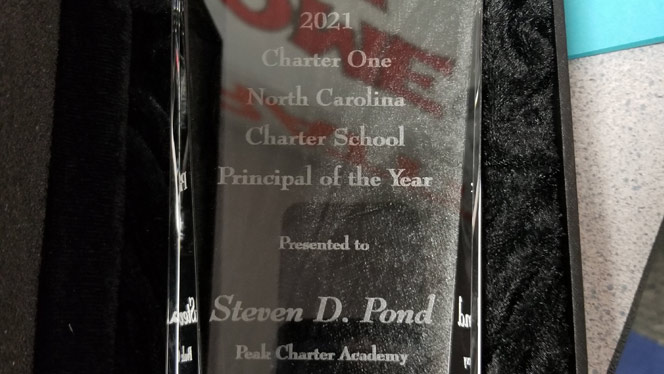 Award for Principal of the Year.