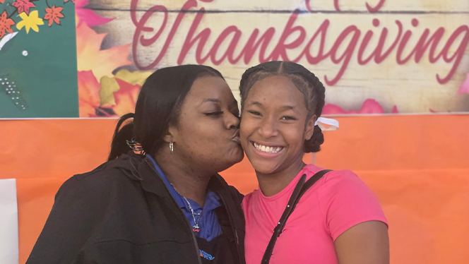 K-8 School in Detroit: Warrendale Charter Academy celebrates gratitude throughout the month of November.