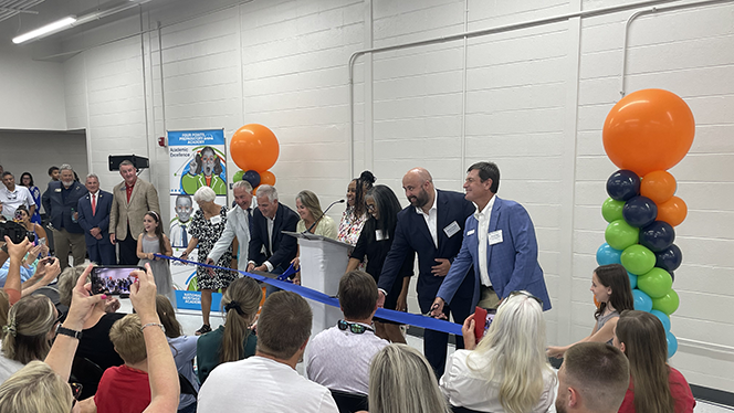 K-5 School in Braselton: Four Points Preparatory Academy celebrates their opening.