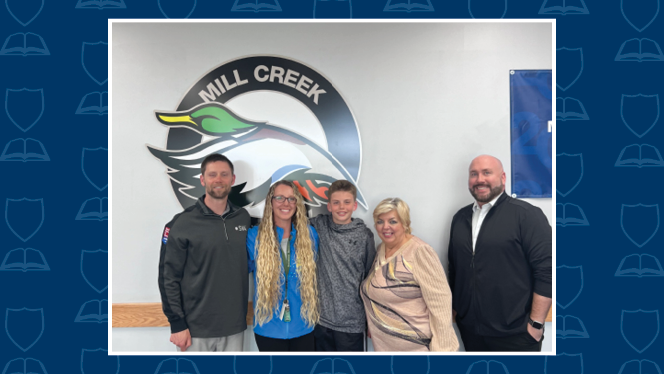 4K-7 School in Waukesha: Mill Creek teacher wins NHA's Excellence in Teaching award for the 2025-26 school year.