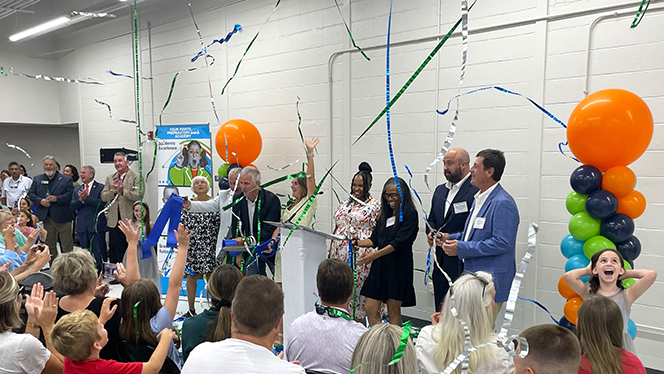 K-5 School in Braselton: Four Points Preparatory Academy celebrates their opening.