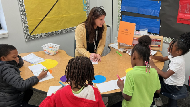 Y5-8 School in Detroit: Pembroke Academy Academic Specialist, Stevie Von Seeger, has supported Pembroke at every level since the school opened.