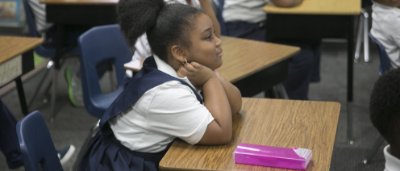 Student learning in classroom