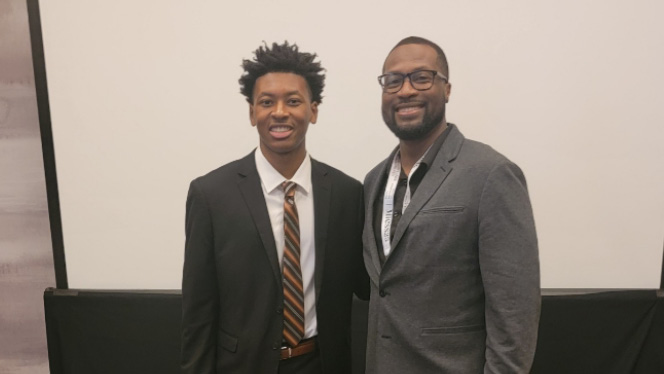7-12 School in Canton: Canton Prep graduate Burnell leads his classmates and supports his school.