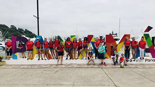 Group photo in Panama