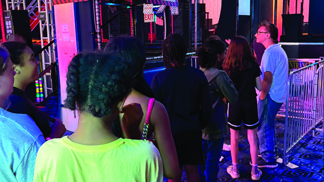 K-8 School in Ypsilanti: East Arbor scholars and parents had fun at their Middle School Mixer.