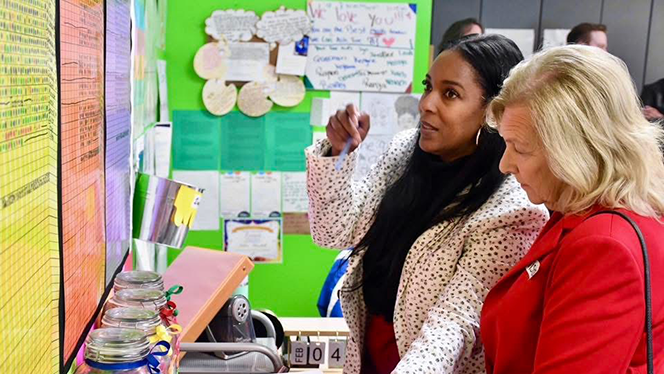 K-8 School in Lafayette: Willow Charter Academy was visited by special guests from the State of Louisiana.