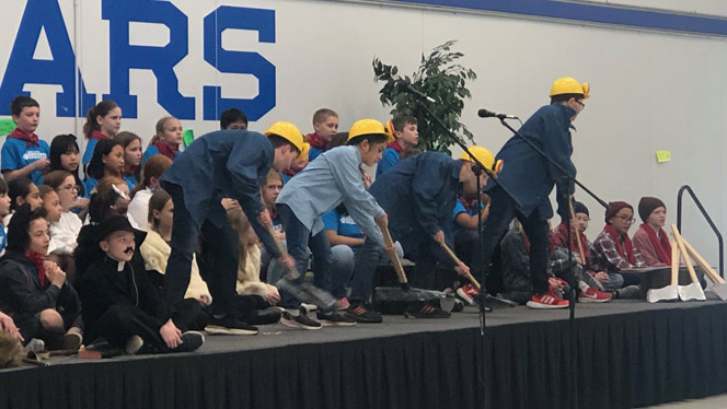 Miners singing