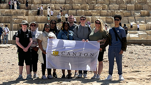 Group photo in Egypt