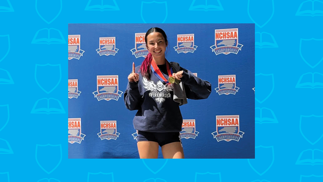 K-12 School in High Point: Phoenix Academy's track team wins five events at state finals.