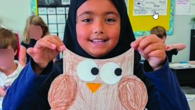 K-6 School in Commerce City: Capstone students learn about September's Moral Focus virtue, wisdom.