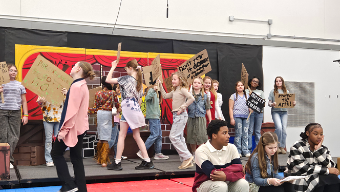 Y5-8 School in Jackson: Paragon Charter Academy performed its first-ever theatrical production.