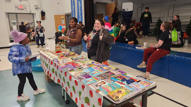 Charter School in Grand Rapids: NHA partner schools celebrate March is Reading Month.