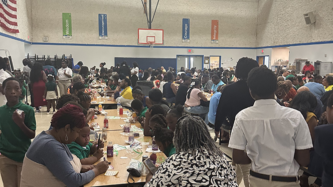 Charter School in Grand Rapids: NHA schools host Grandparents Day.