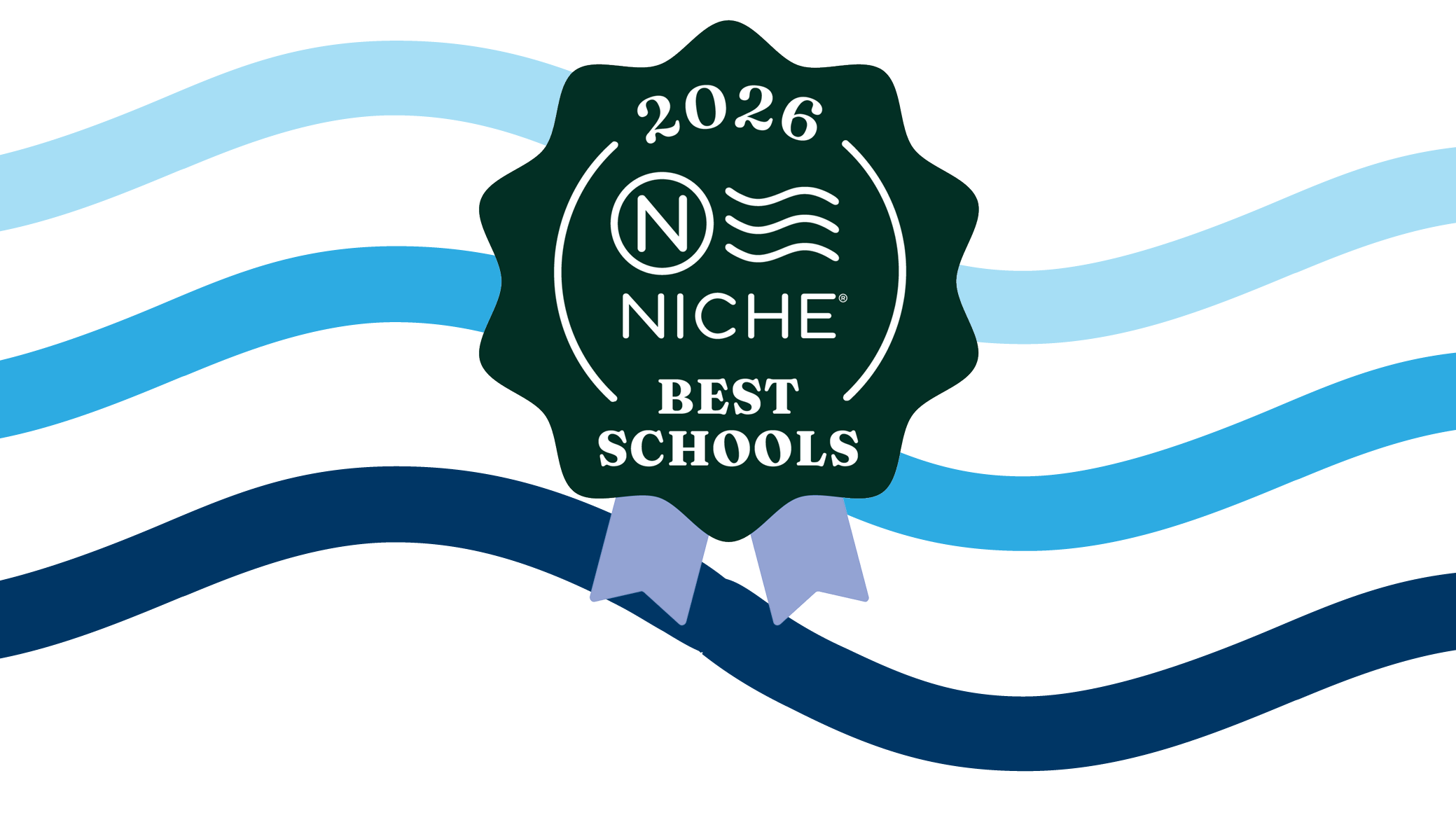 Excel ranked a top four K-8 public school by Niche