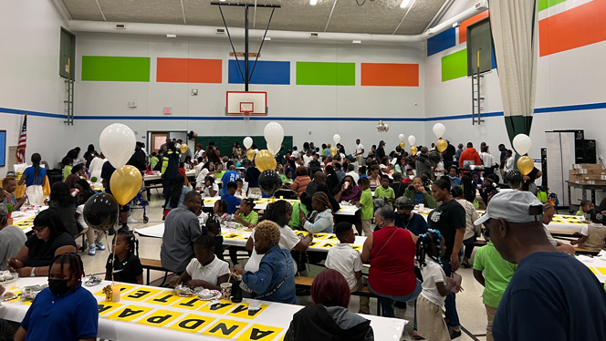 Guests attending Grandparents Day at Atlanta Heights Charter School.
