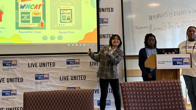 High Schools in Grand Rapids: Grand River Prep and Wellspring Prep partner with United Way.