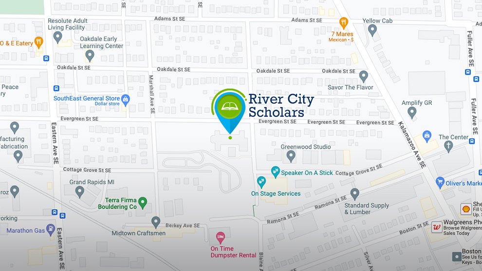 Map to River City Scholars