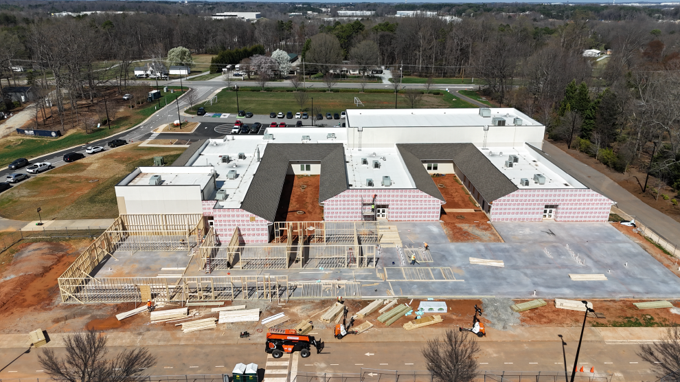 Construction continues on Phoenix Academy.