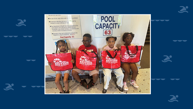 K-8 School in Brooklyn: Brooklyn Scholars Charter Academy partnered with community for free swimming lessons for Summer Learning students