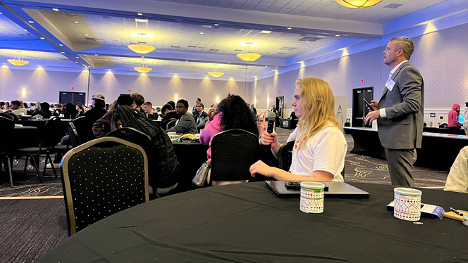 K-12 Virtual School in Michigan: PVA students attend Michigan Cyber Summit.