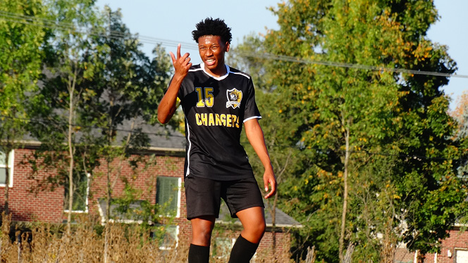 7-12 School in Canton: Canton Prep graduate Burnell leads his classmates and supports his school.