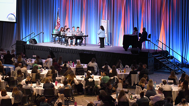 Charter School in Grand Rapids: NHA students represent Moral Focus™ virtues at NHA's annual Leadership Summit.
