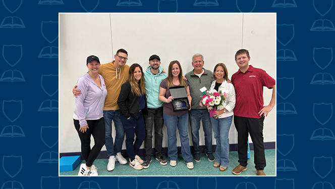 Y5-8 School in Belmont: Chandler Woods Charter Academy Audrea Veeder won Excellence in Teaching Award