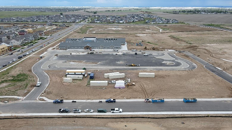 Arial shot of Sky Ranch Academy