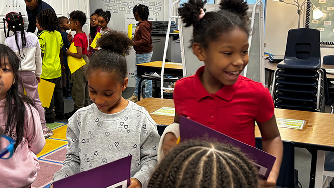 Y5-8 School in Grand Rapids: Ridge Park students got hands-on with science.