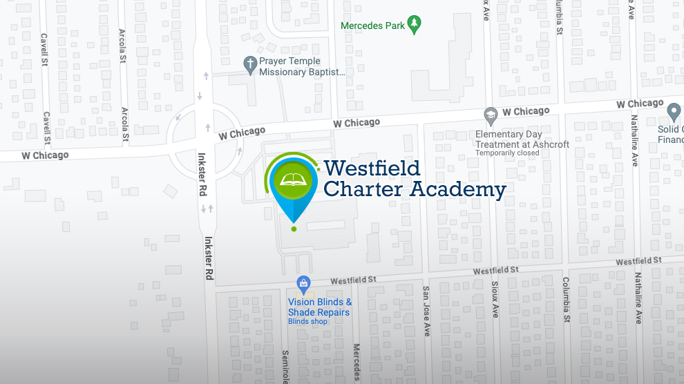 Map of Westfield Charter Academy