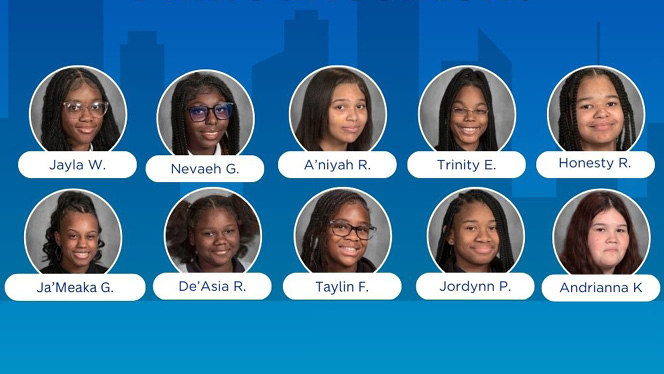 Y5-8 School in North Saginaw: North Saginaw Charter Academy middle school students have the opportunity to join a Band Leadership Program.