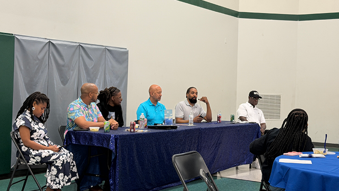 K-8 School in Buffalo: Buffalo United hosts dads for Fathers Day.