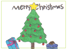 Fourth Grader Wins NHA’s Holiday Card Art Contest